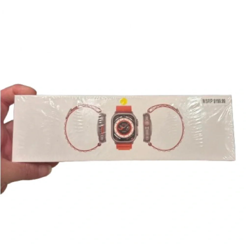 Innovative Smartwatch with Orange Strap